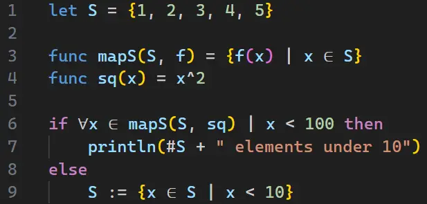 JMPL Code example